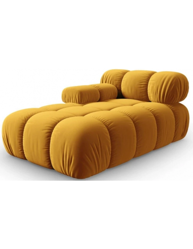 Bellis Venstrevendt Daybed Velour B155 Gul - Micadoni Daybed