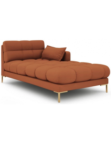 Mamaia Højrevendt Daybed Polyester B185 Guld Murstensrød - Micadoni Daybed
