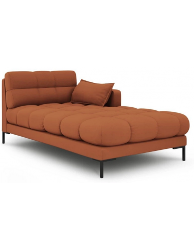 Mamaia Højrevendt Daybed Polyester B185 Sort Murstensrød - Micadoni Daybed