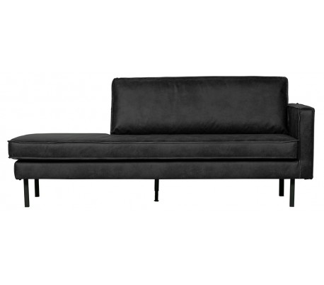 Sort Rodeo Daybed Sofa Læder B203 Vintage - Bepurehome Daybed