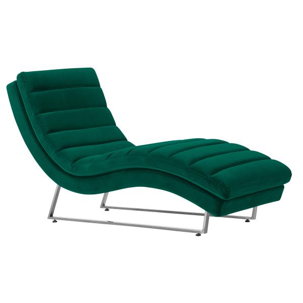 Grøn Homeville Tulsa Chaiselong Mos Velour - Daybed