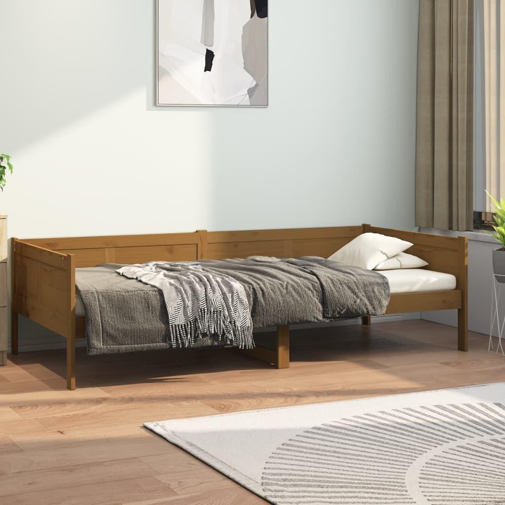Daybed Massivt Fyrretræ Gyldenbrun 90x190 - Boligcenter Daybed  - 8720287072881