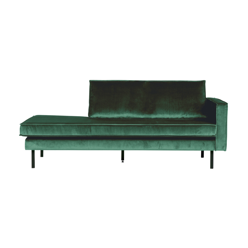 Grøn Rodeo Daybed Højrevendt Velour Forrest - Bepurehome Daybed  - 8714713073474