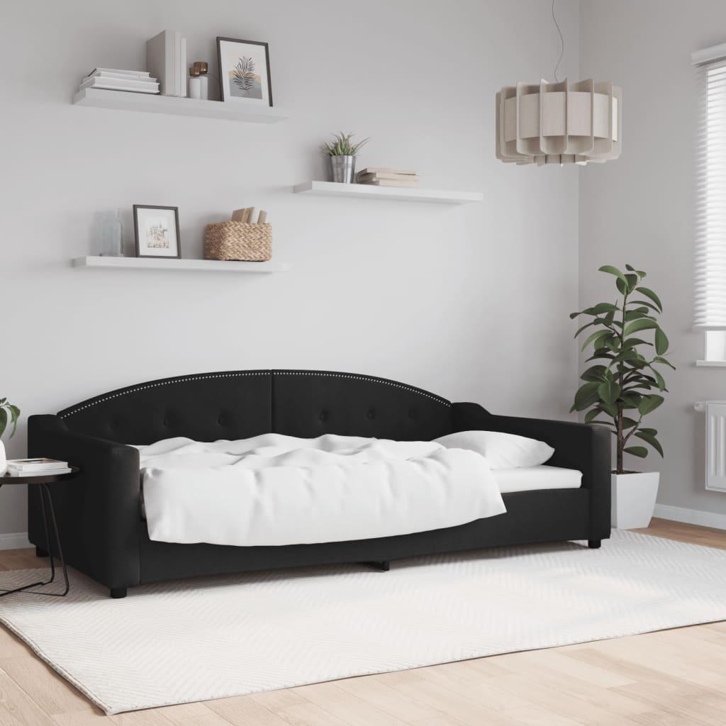 Sort Daybed 100x200 Stof - Boligcenter Daybed  - 8720845955076