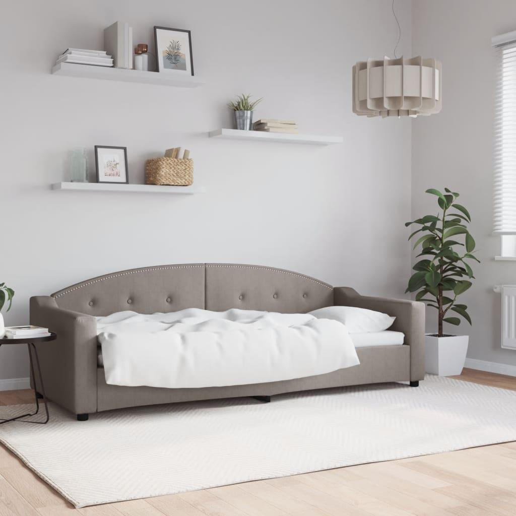 Daybed 80x200 Stof Gråbrun - Boligcenter Daybed  - 8720845954543
