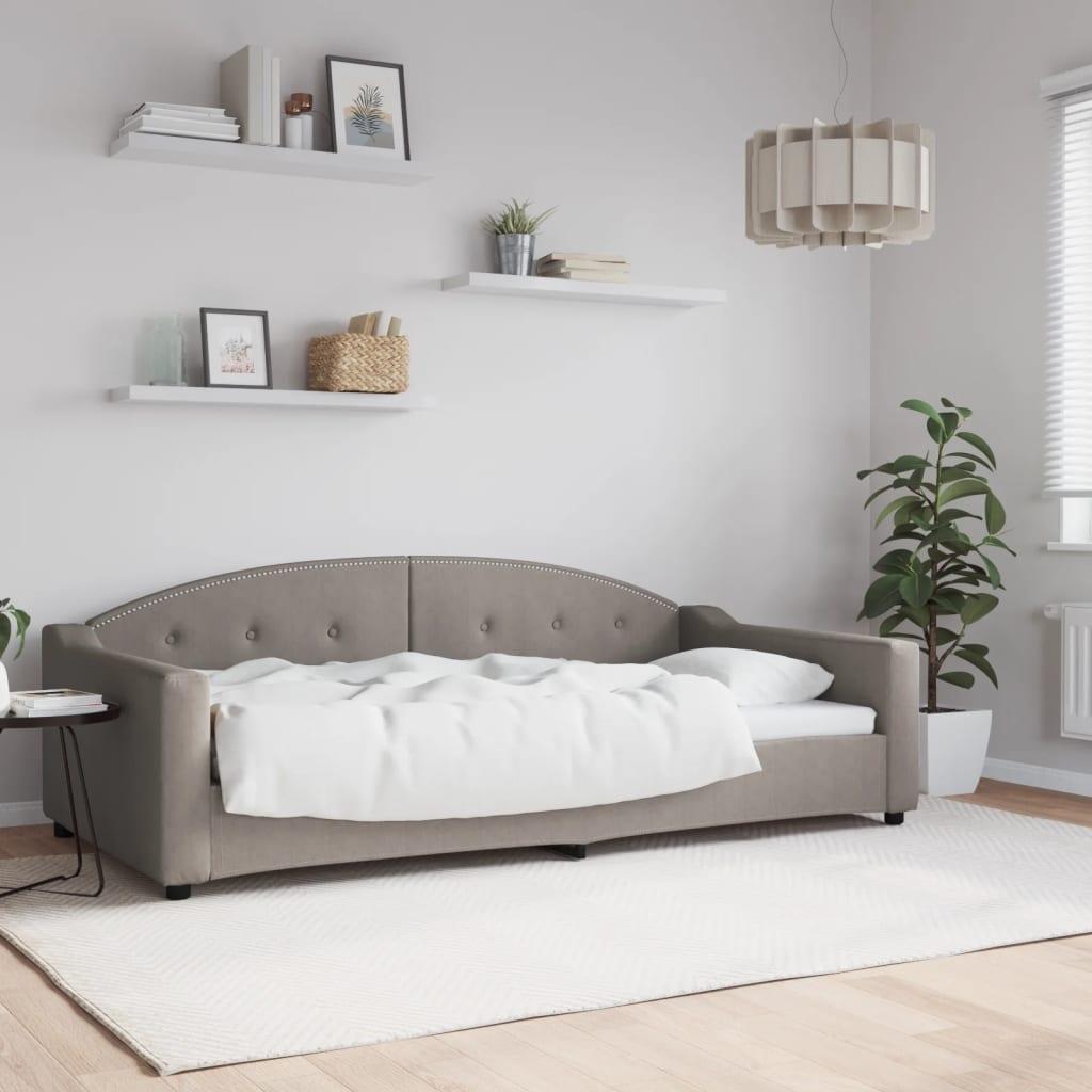 Daybed 100x200 Stof Gråbrun - Boligcenter Daybed  - 8720845954864