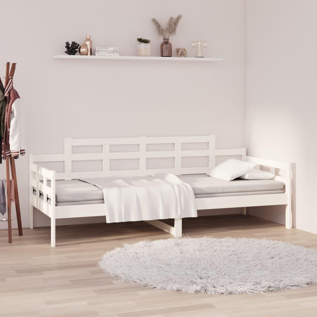 Hvid Daybed 80x200 Massivt Fyrretræ - Boligcenter Daybed  - 8720287067993
