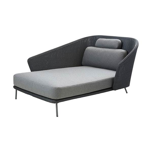 Cane Line Mega Daybed Grå Med Hyndesæt - Cane-line Daybed