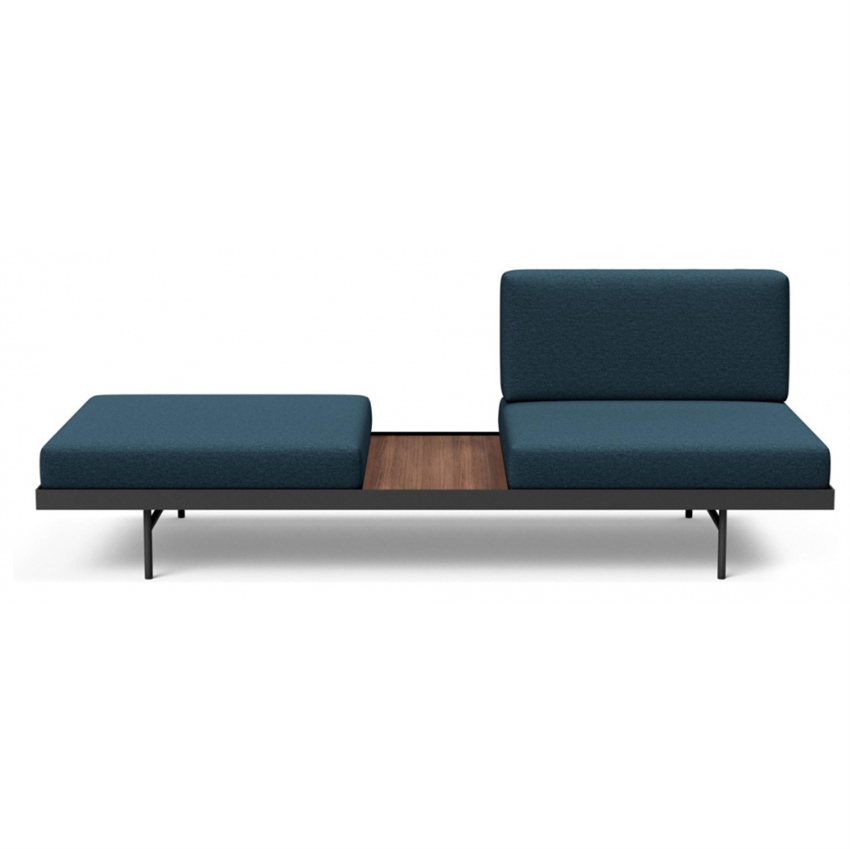Puri Daybed Navy Blue Valnød Bord - Daybed