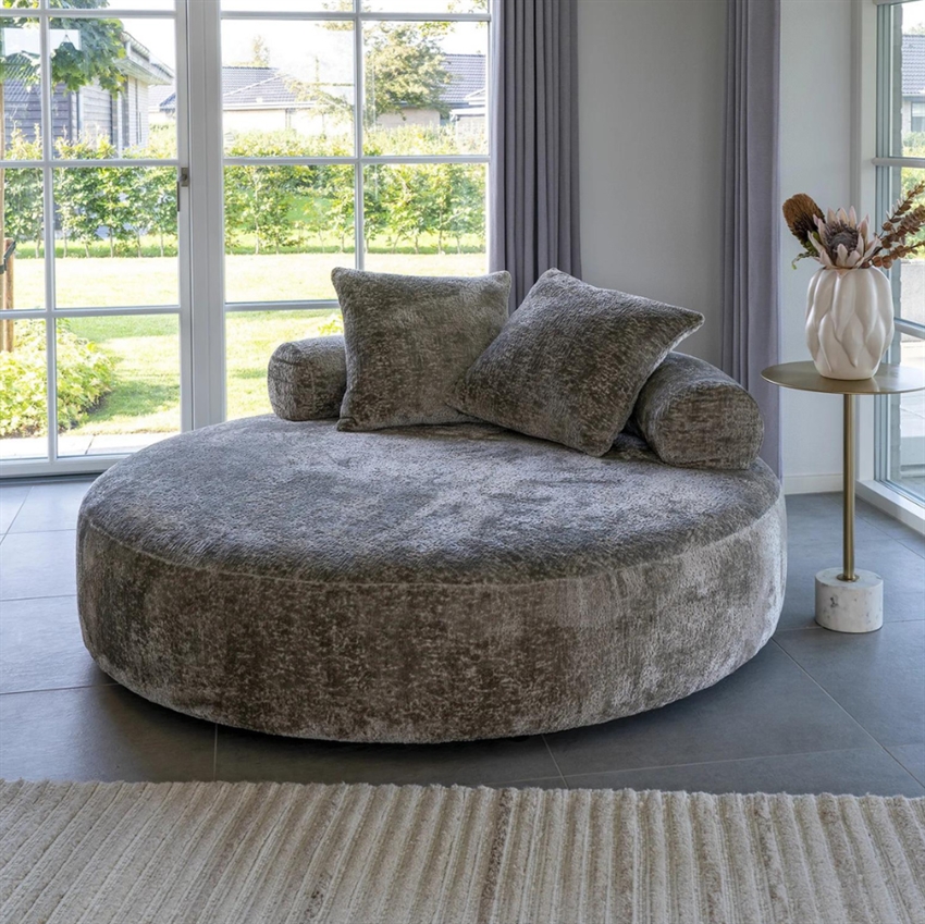 Skagen Rund Daybed Chenille Inkl Puder - Daybed