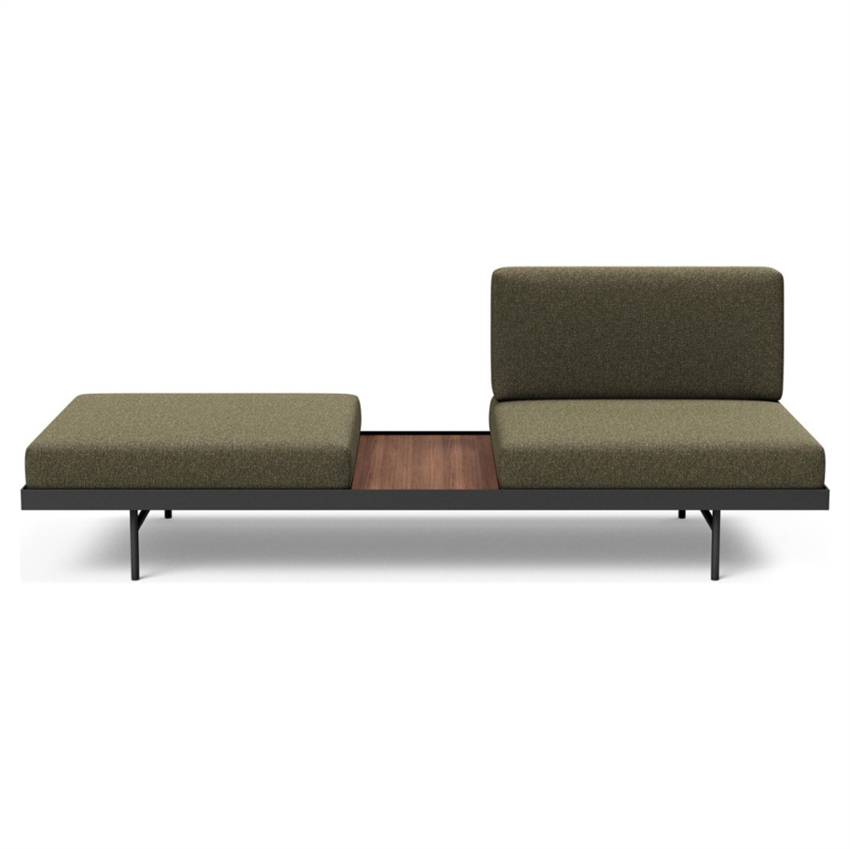 Grøn Puri Daybed Forrest Green Valnød Bord - Daybed