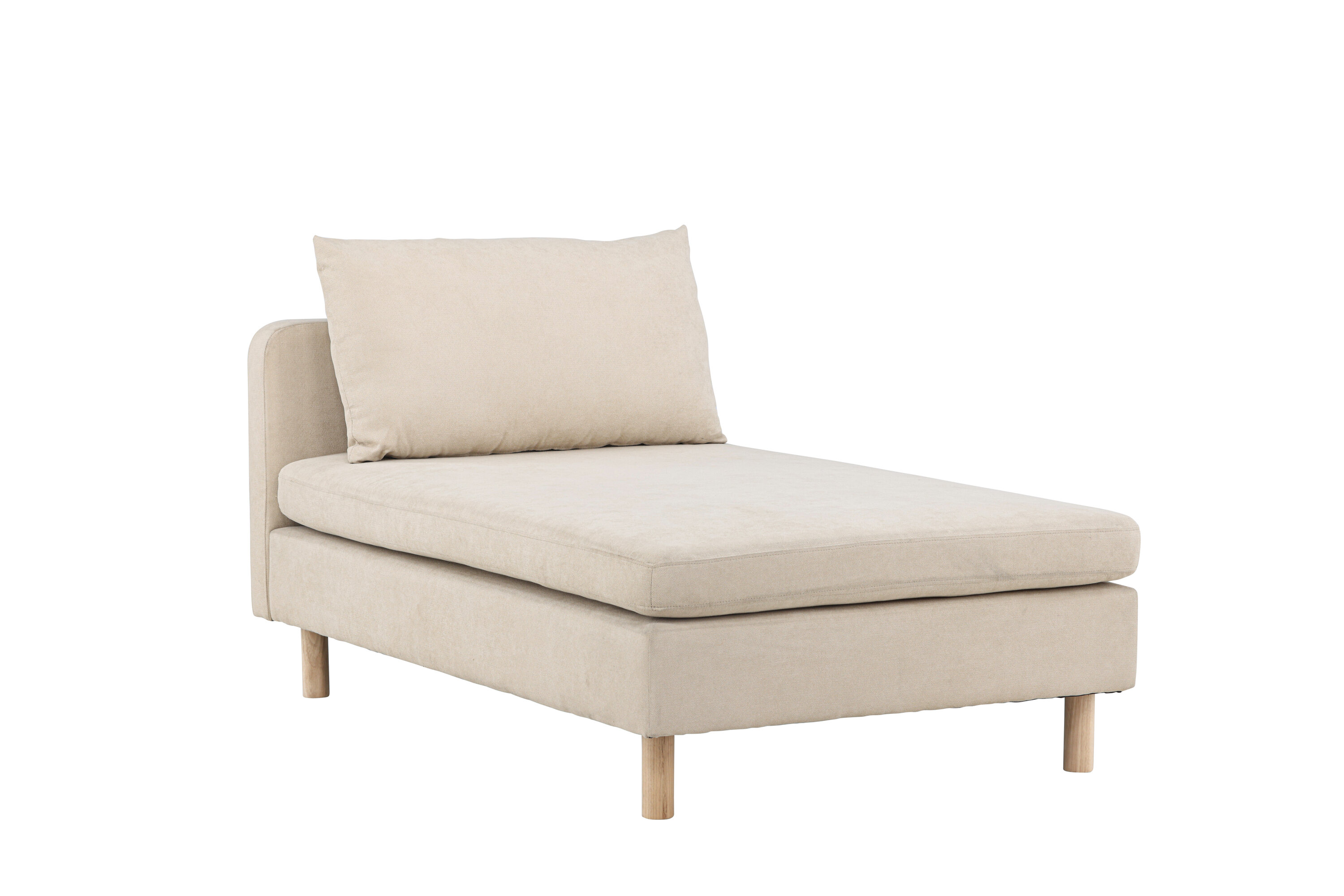 Beige Venture Design Zero Daybed Polyester Natur Gummitræ - Venture Design Daybed  - 7340220800114