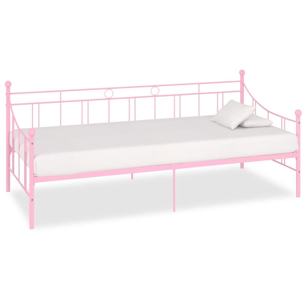Pink Stel Til Daybed 90x200 Metal - Boligcenter Daybed  - 8719883989457