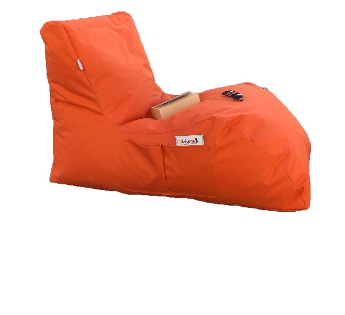 Nordvrk Udendørs Daybed Sækkestol Vandtæt Orange Polyester - NordvÄrk Daybed  - 8684282549154
