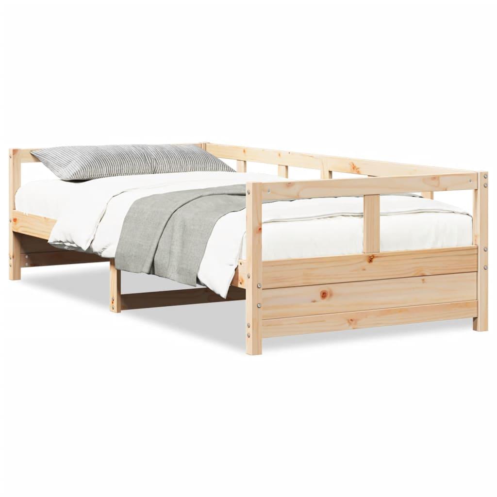 Daybed 80x200 Massivt Fyrretræ Naturfarvet - Daybed  - 8721158358455