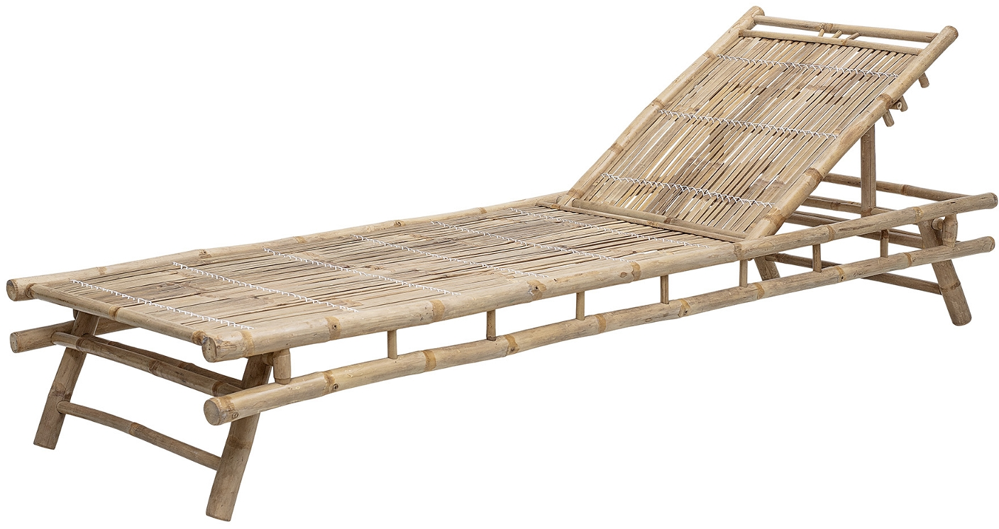 Natur Udendørs Daybed Solvogn Bloomingville Sole Bambus H33xb74xl220 - Bloomingville Daybed  - 5711173218653