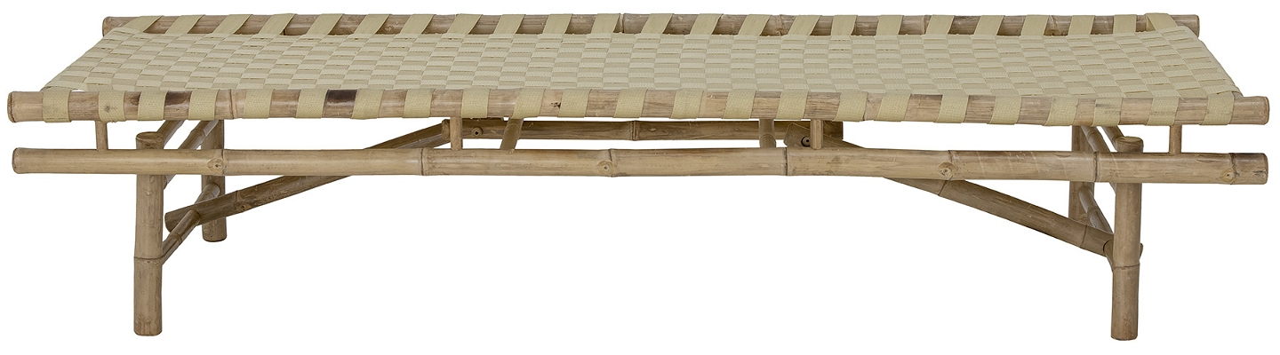 Natur Udendørs Daybed Solseng Bloomingville Vida Bambus 70x190 - Bloomingville Daybed  - 5711173284665