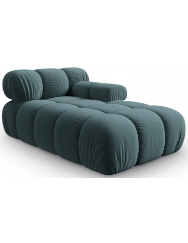 Bellis Højrevendt Daybed Velour B155 Petrolium - Micadoni Daybed