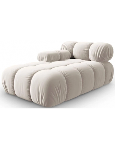 Bellis Venstrevendt Daybed Velour B155 Lys Beige - Micadoni Daybed