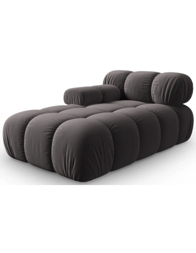 Bellis Venstrevendt Daybed Velour B155 Mørkegrå - Micadoni Daybed