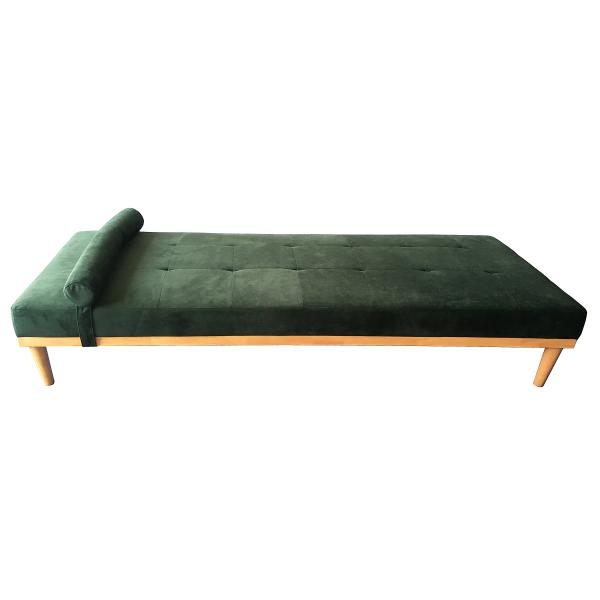 Grøn Homeville Bronx Velour Mørke 200x80x40cm - Daybed