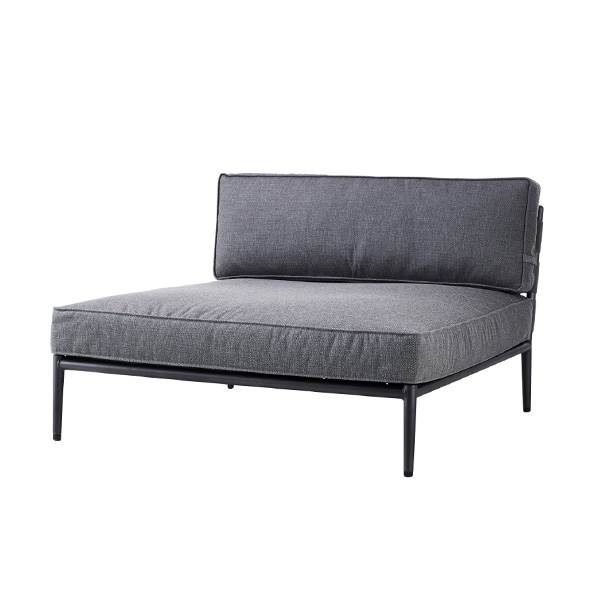 Cane Line Conic Daybed Modul Grå - Cane-line Daybed  - 5711877222437