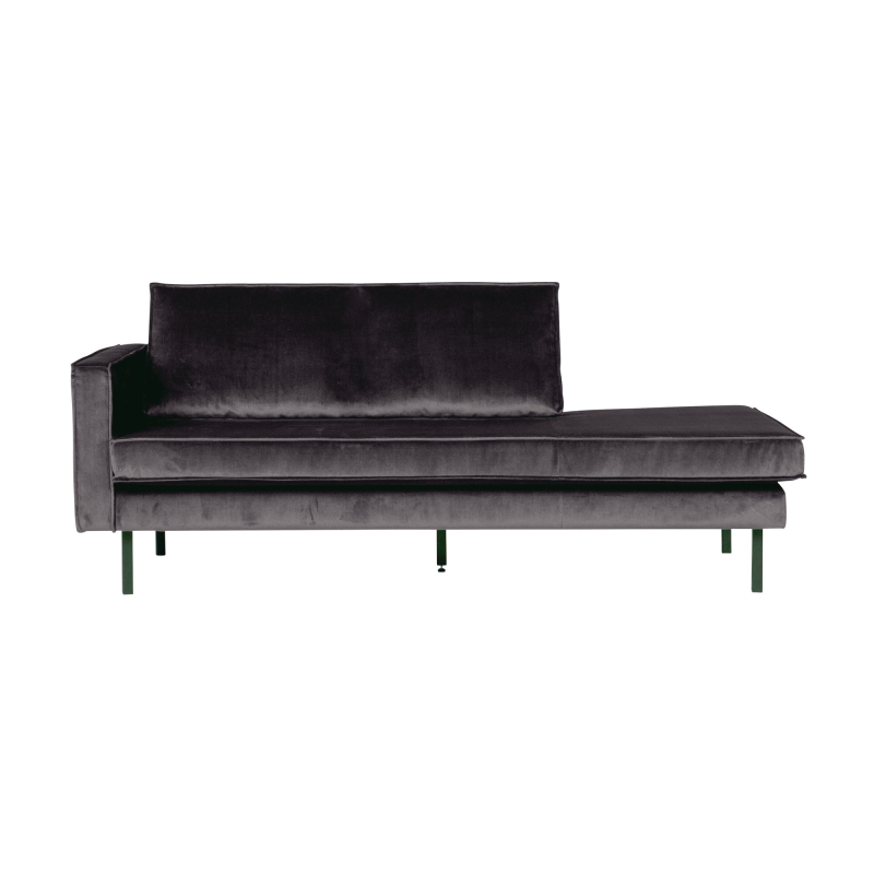 Blå Rodeo Daybed Venstrevendt Velour Blue - Bepurehome Daybed  - 8714713073337