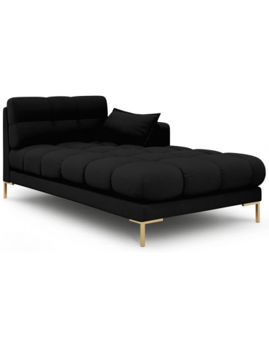 Sort Mamaia Højrevendt Daybed Polyester B185 Guld - Micadoni Daybed